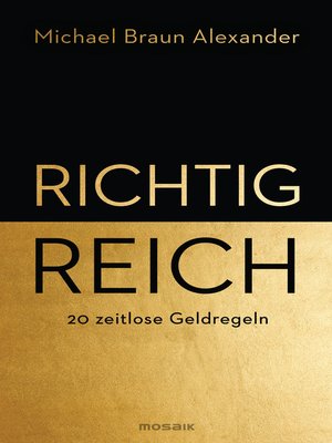 cover image of Richtig reich